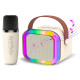 mini-portable-karaoke-speaker-with-colourfull-ring-lighting-feature-1-wireless-microphone-off-white