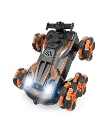 Radio control Toy 360 degree Roll Remote Control Stunt RC Chargeable Car - Multicolor